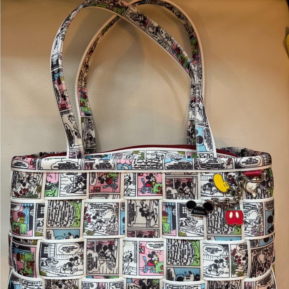 Harveys Multicolor Comic Tote with Disney Characters
